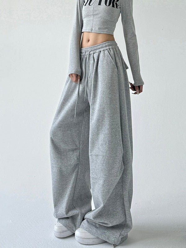Womens High Waisted Straight Leg Sweatpants