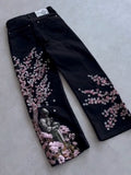 Floral Embroiled Jeans