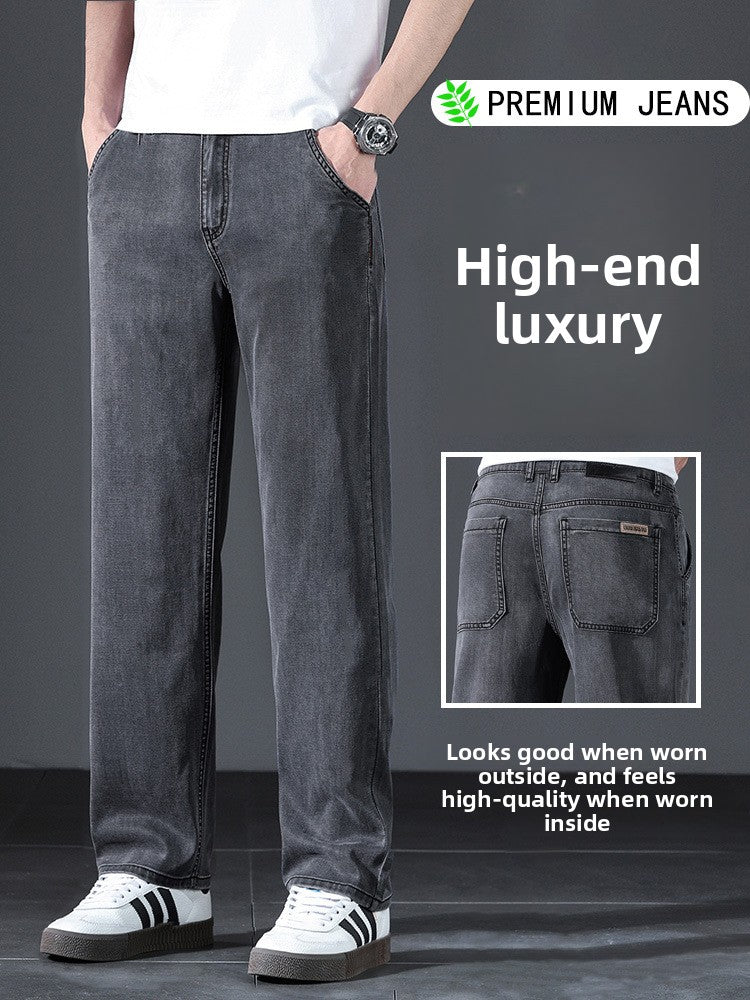 High Waist Loose Fit Jeans