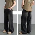 Vintage Washed Wide Leg Jeans