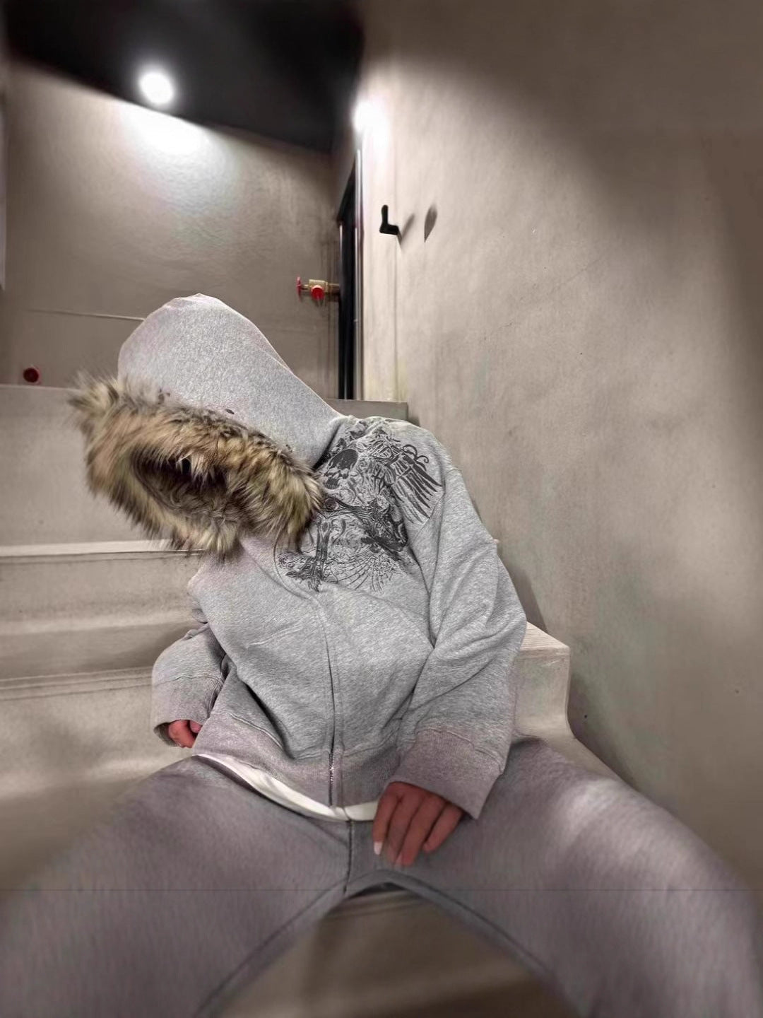 Plush Hooded jacket