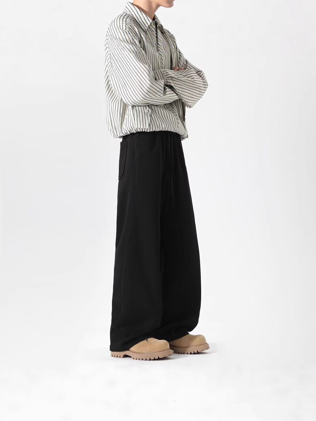 Mens Heavyweight Curved Hem Sweatpants