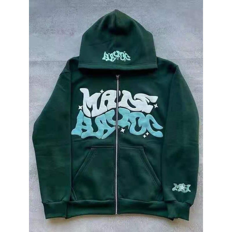 Zip Up Hoodie Streetwear