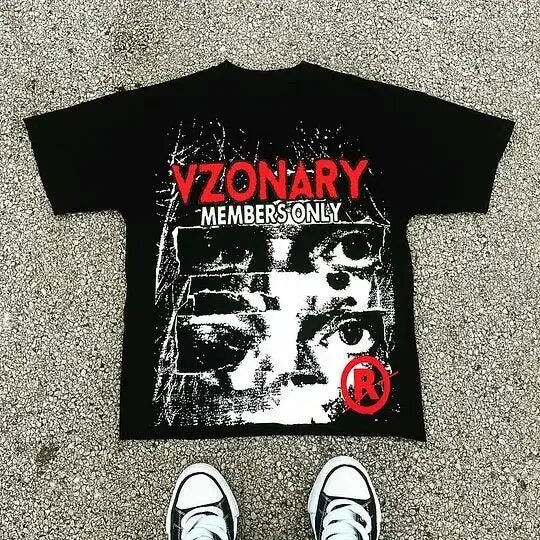 Y2K Streetwear Short Sleeve