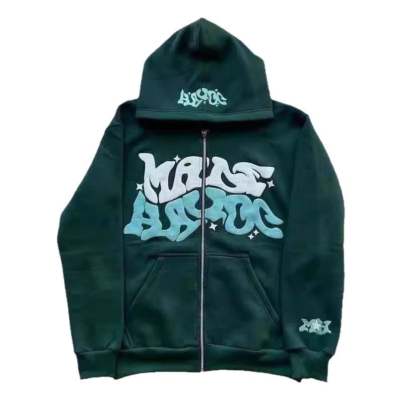 Zip Up Hoodie Streetwear