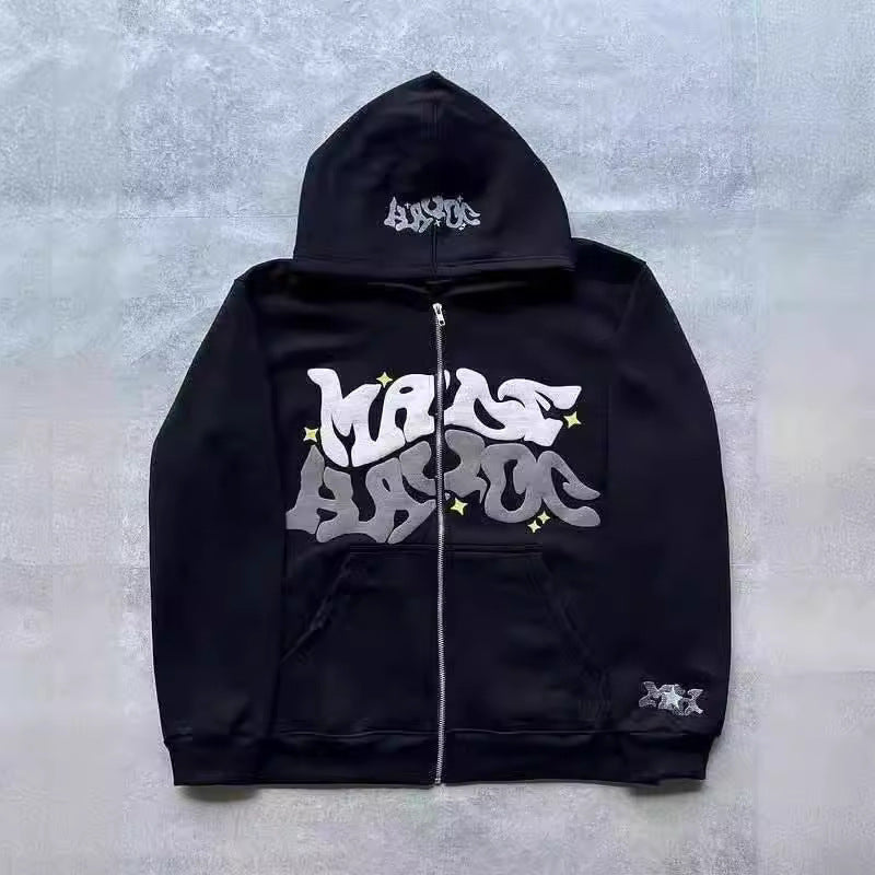Zip Up Hoodie Streetwear