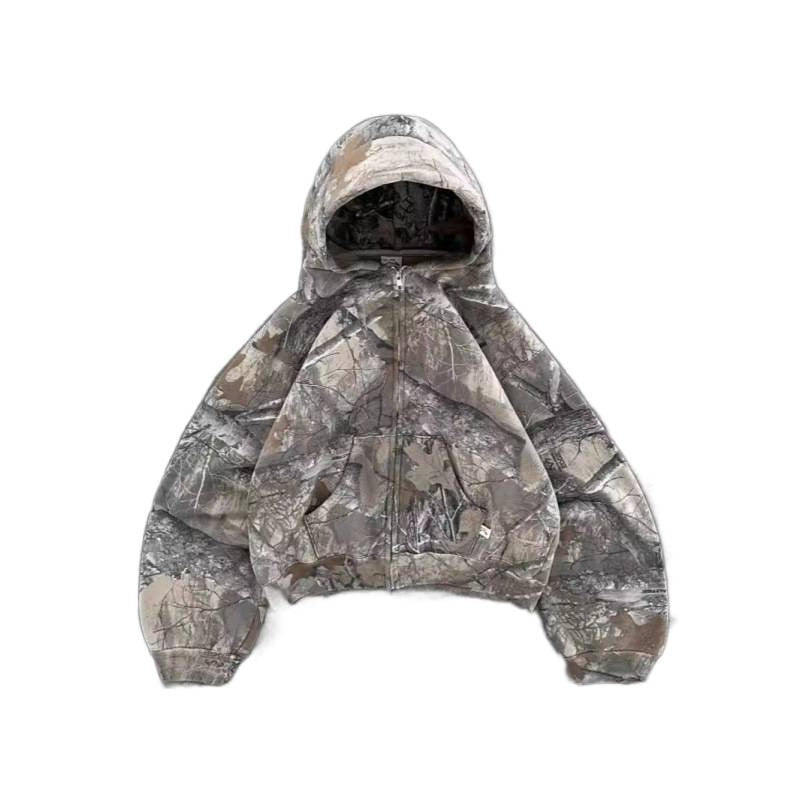 Leopard Print Hooded Sweatshirt Streetwear