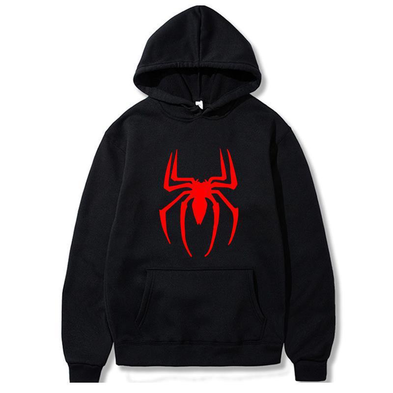 Spider Print Hoodie