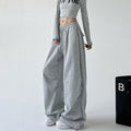 Womens High Waisted Straight Leg Sweatpants