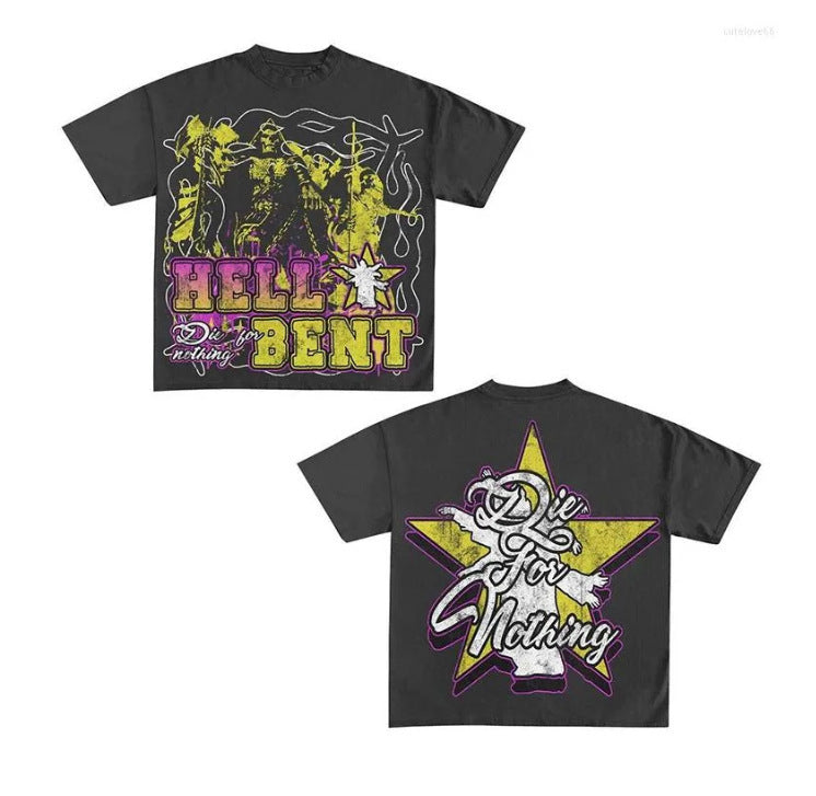 Y2K Streetwear Short Sleeve