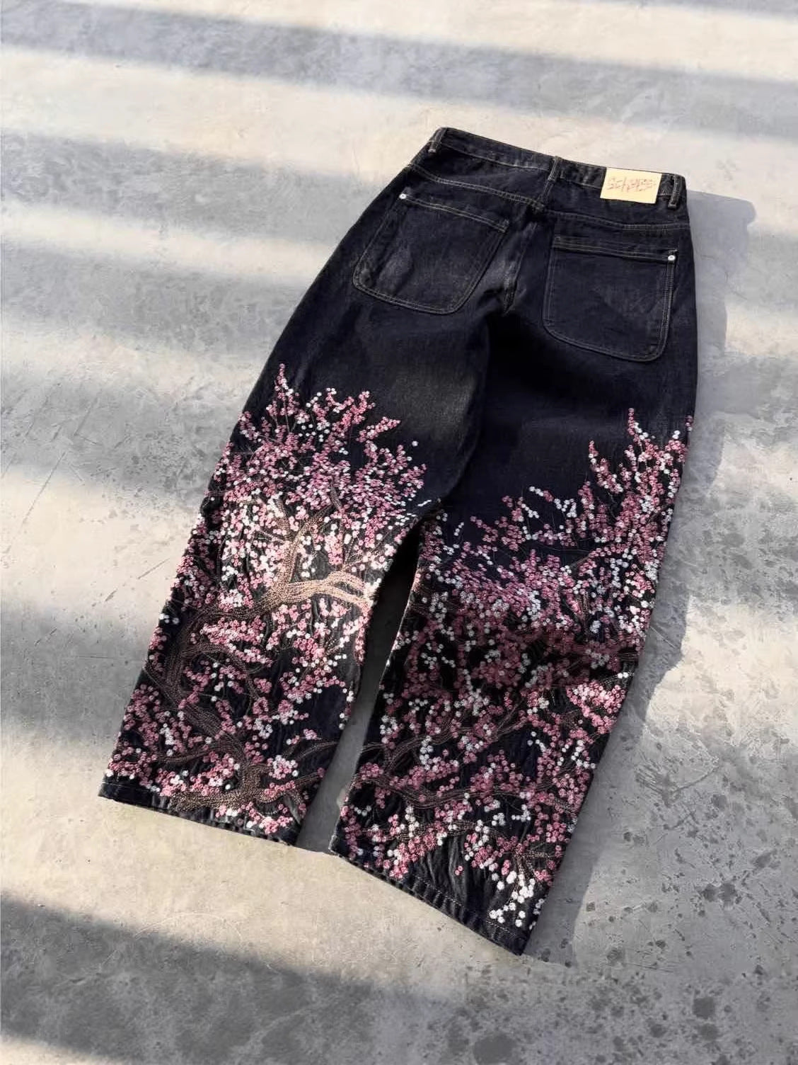 Floral Embroiled Jeans