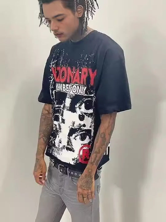 Y2K Streetwear Short Sleeve
