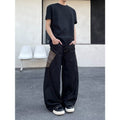 Men's Letter Print Denim Jeans