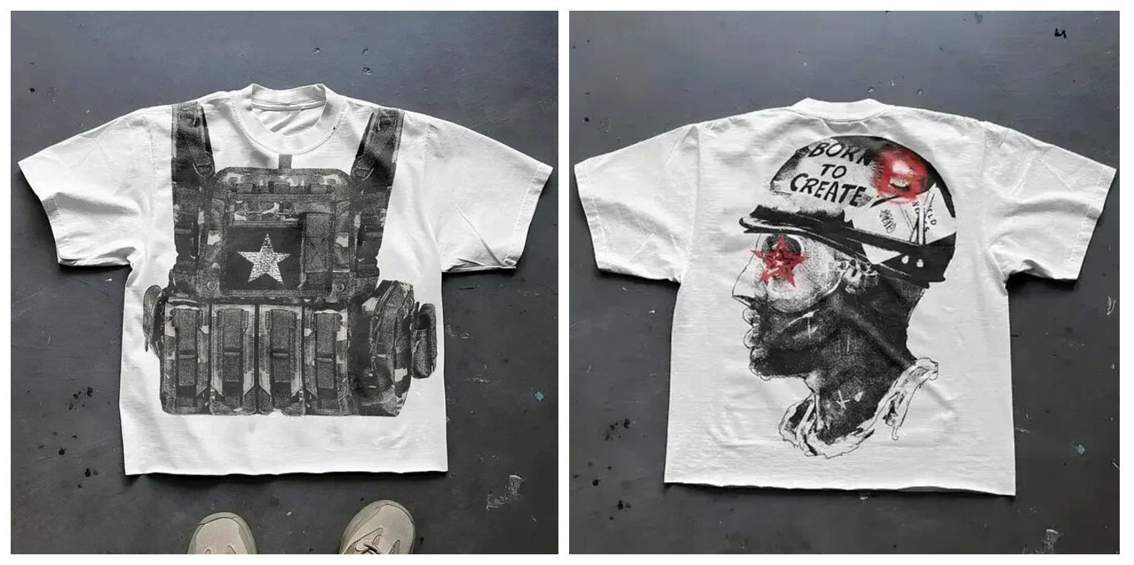 Y2K Streetwear Short Sleeve