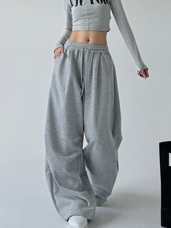 Womens High Waisted Straight Leg Sweatpants