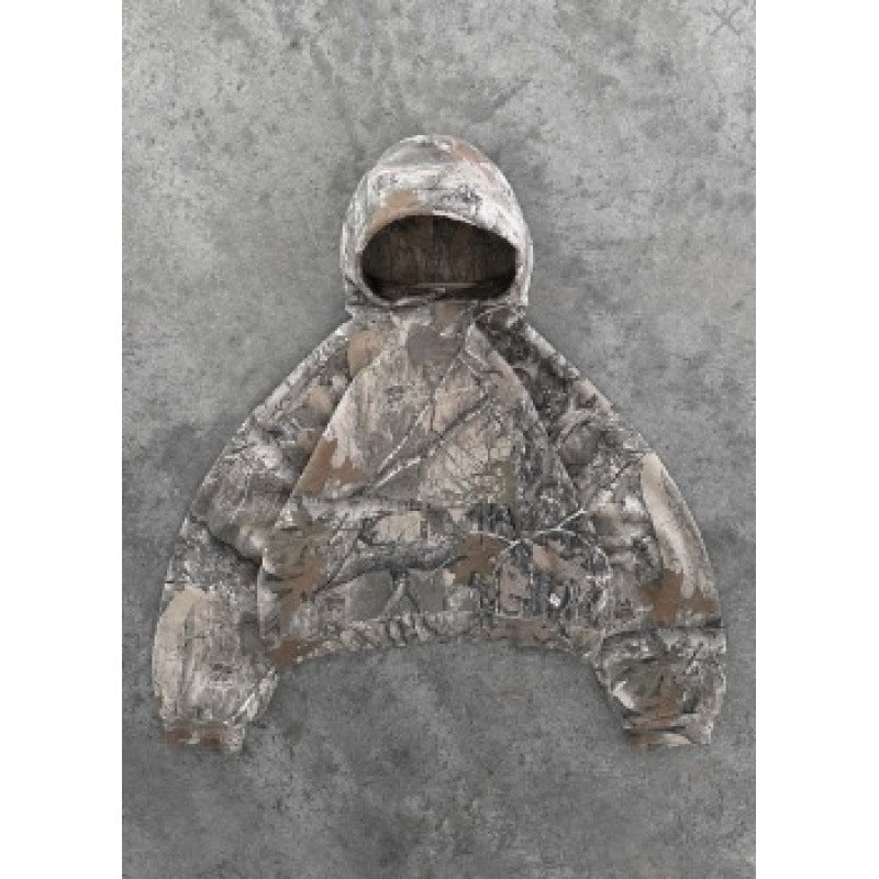 Leopard Print Hooded Sweatshirt Streetwear