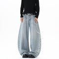 Washed Straight Leg Jeans