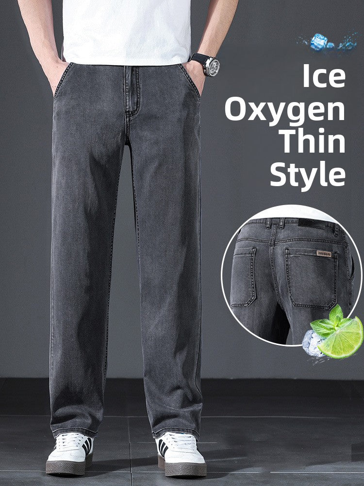 High Waist Loose Fit Jeans