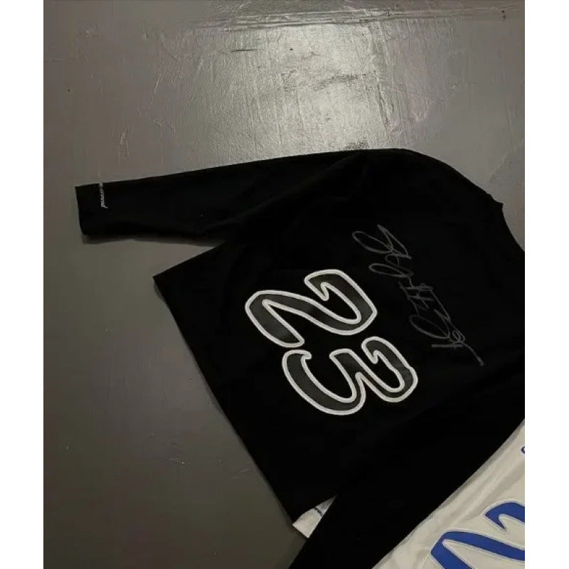 Letter Print Cotton Streetwear T-Shirt