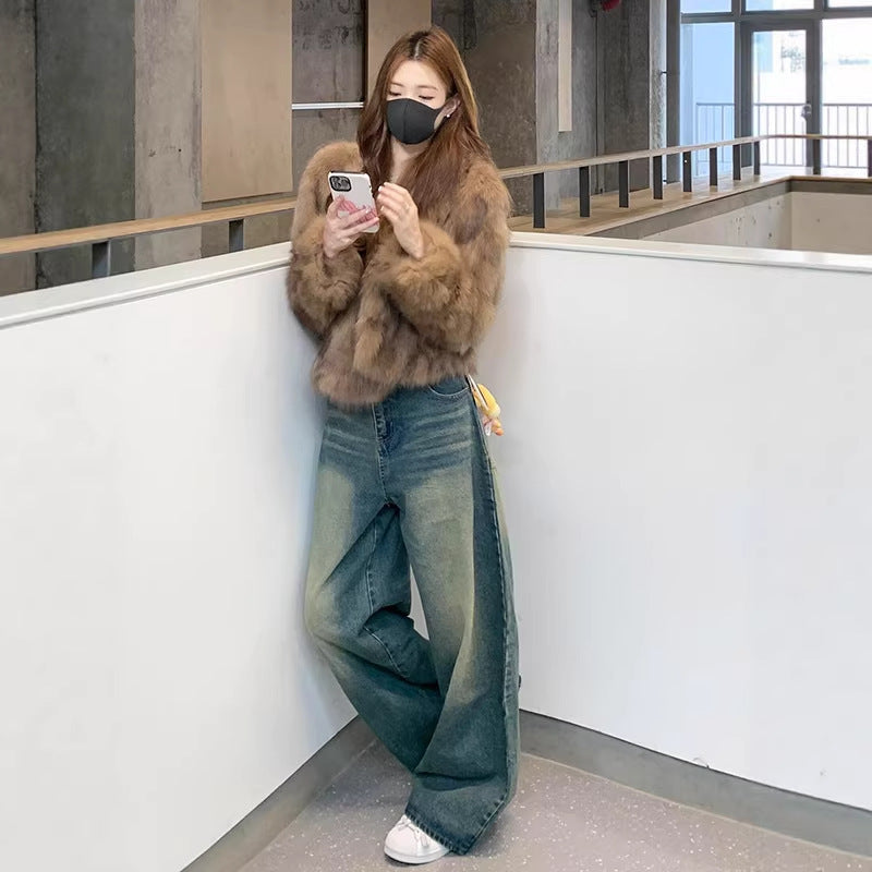 High Waist Wide Leg Jeans