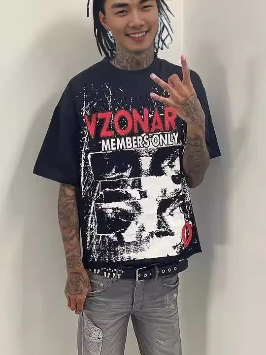 Y2K Streetwear Short Sleeve