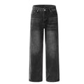 Loose Straight-Leg Denim Jeans