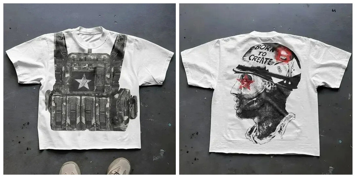 Y2K Streetwear Short Sleeve