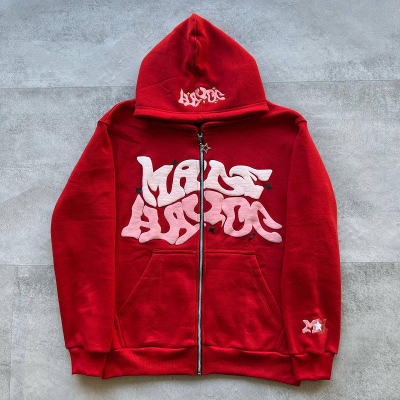 Zip Up Hoodie Streetwear