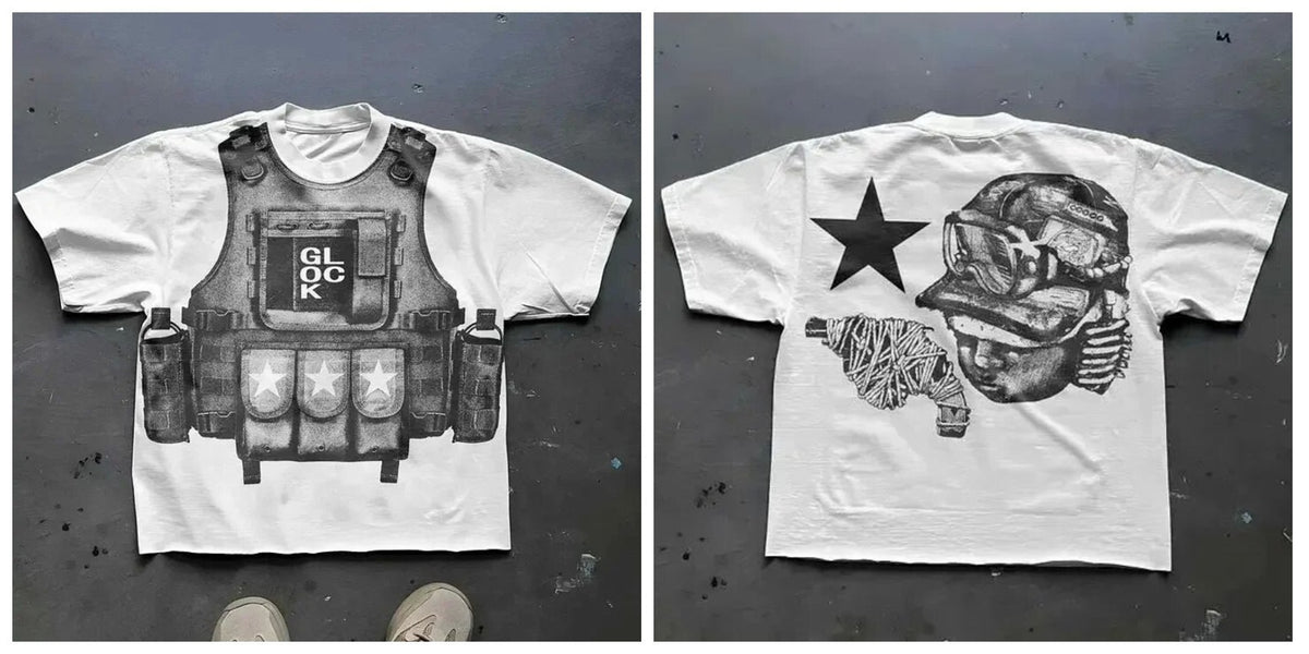 Y2K Streetwear Short Sleeve