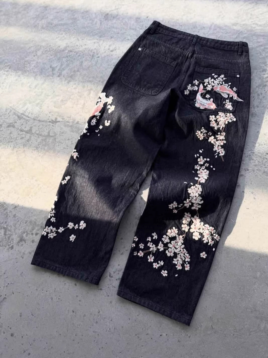 Floral Embroiled Jeans