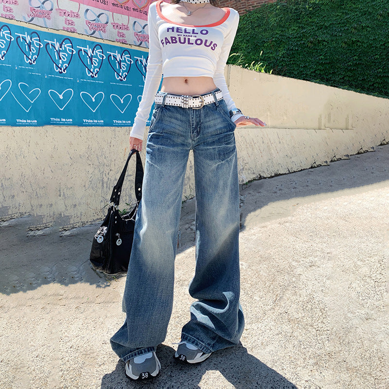 Low-Waisted Bootcut Jeans for Women