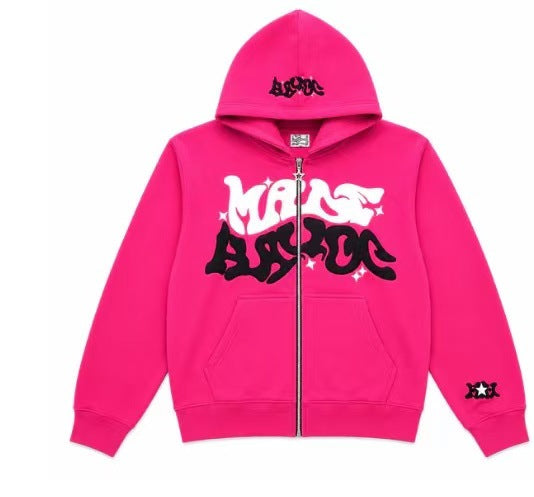 Zip Up Hoodie Streetwear