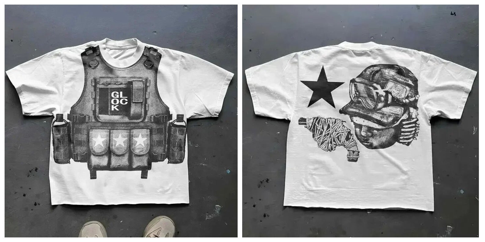 Y2K Streetwear Short Sleeve