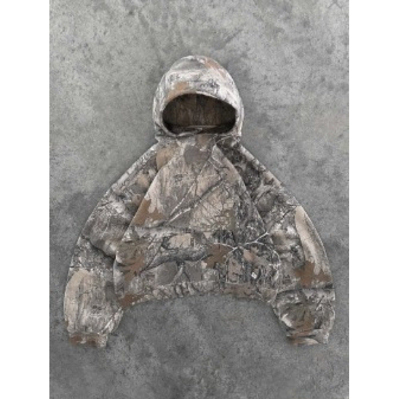 Leopard Print Hooded Sweatshirt Streetwear