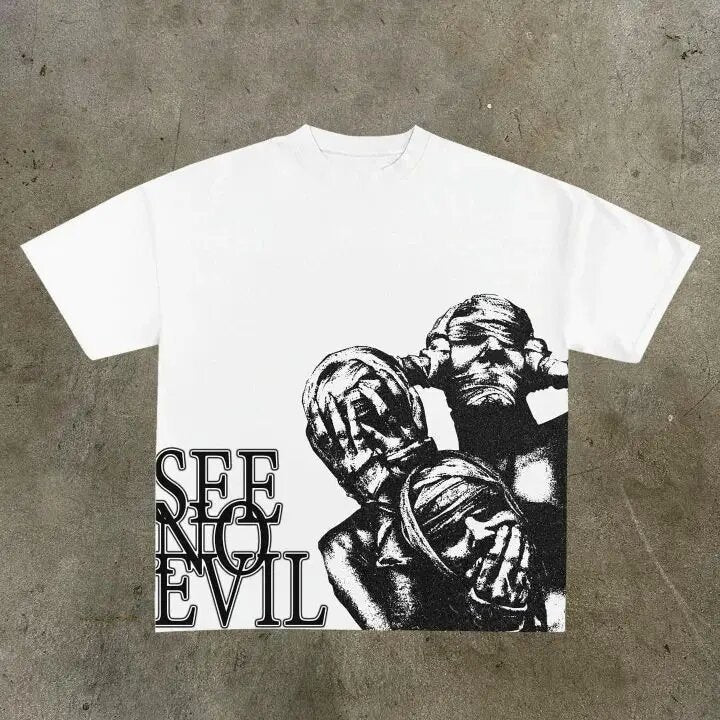 Y2K Streetwear Short Sleeve