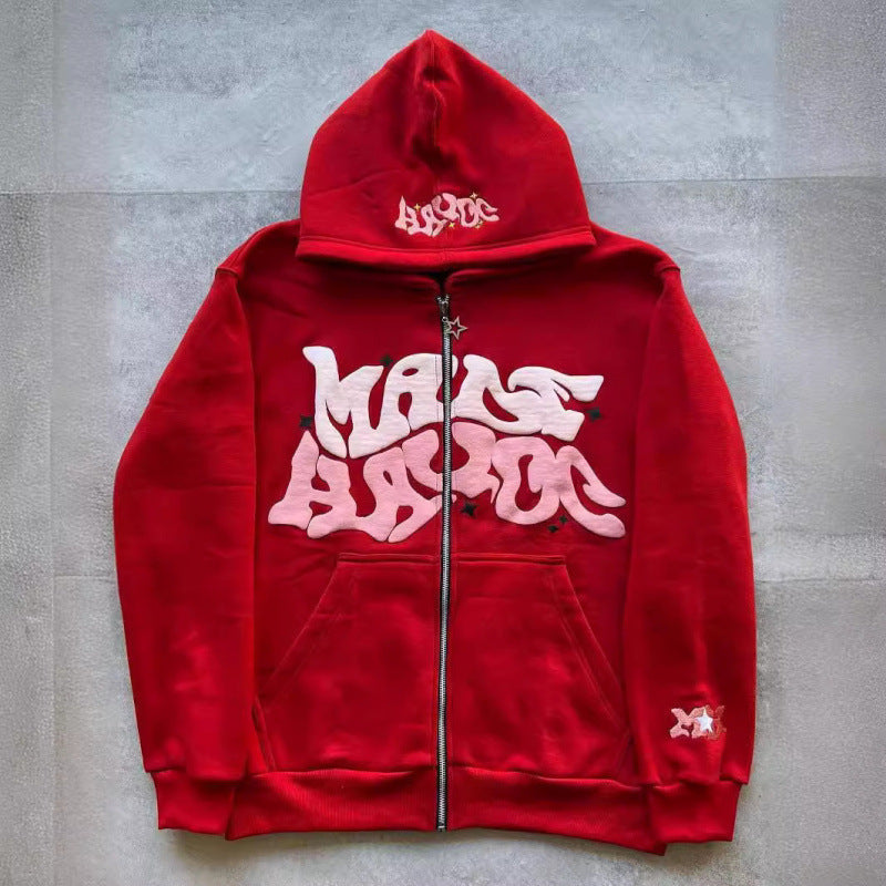 Zip Up Hoodie Streetwear