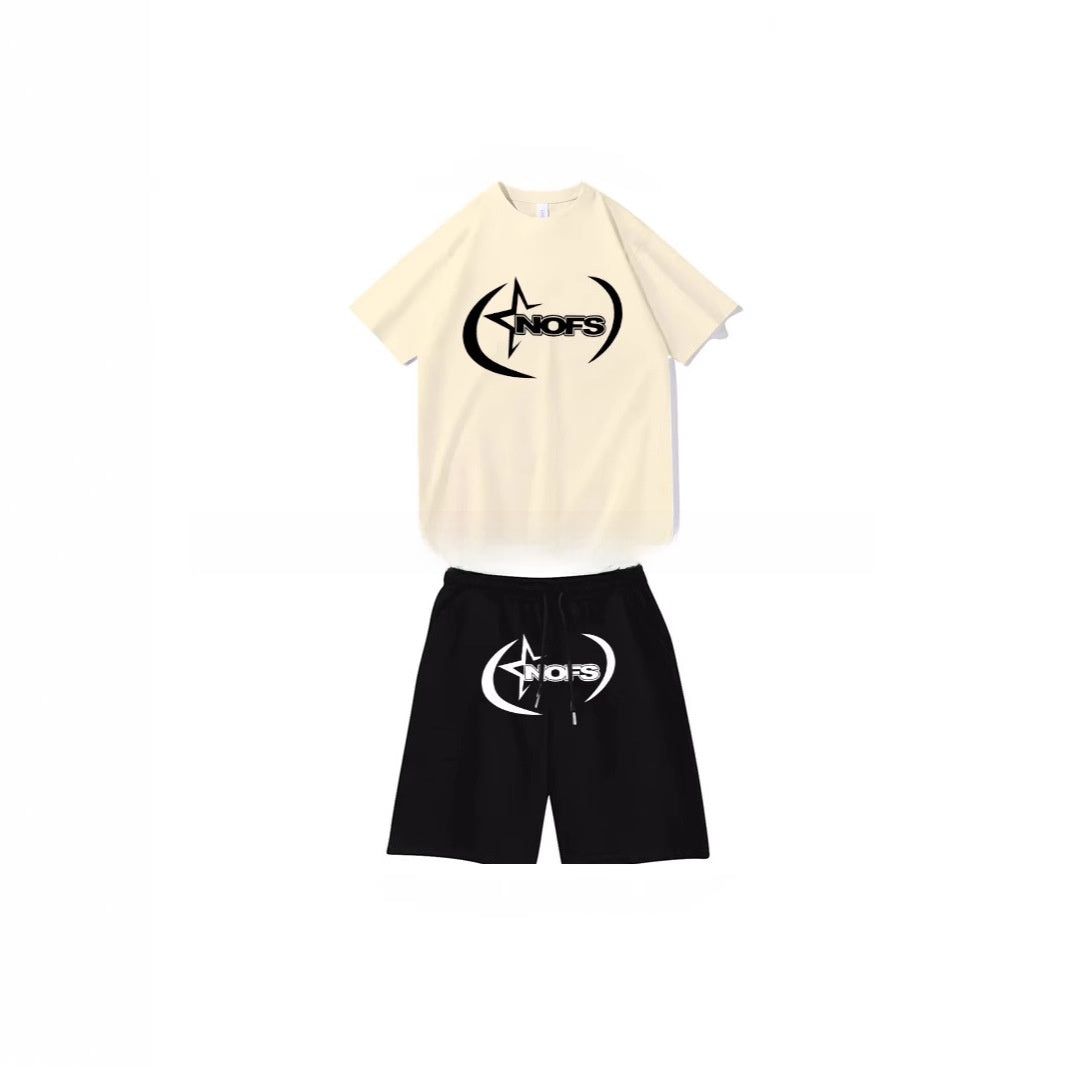 Straight Pants Unisex Set